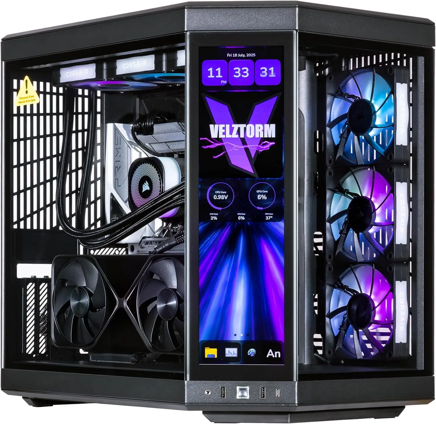 Velztorm LCD Black Praetix Maß – Rtx 5080 16Gb Bewertung und Preis