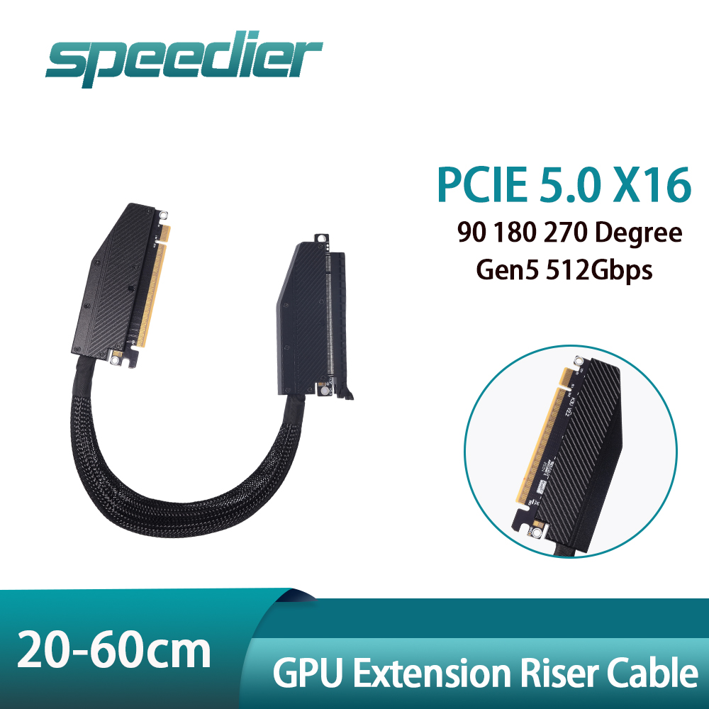 PCIE 5.0 X16 GPU Verlängerungs – Pcie 5.0 Gpu Riser Cable Bewertung und Preis